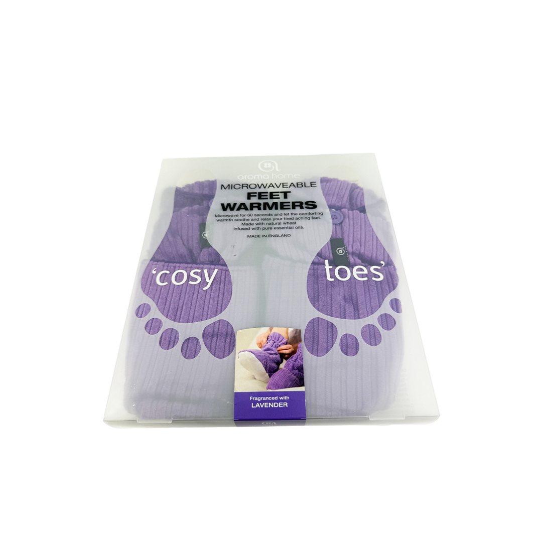 Aroma Home Microwavable Feet Warmers - Lavender