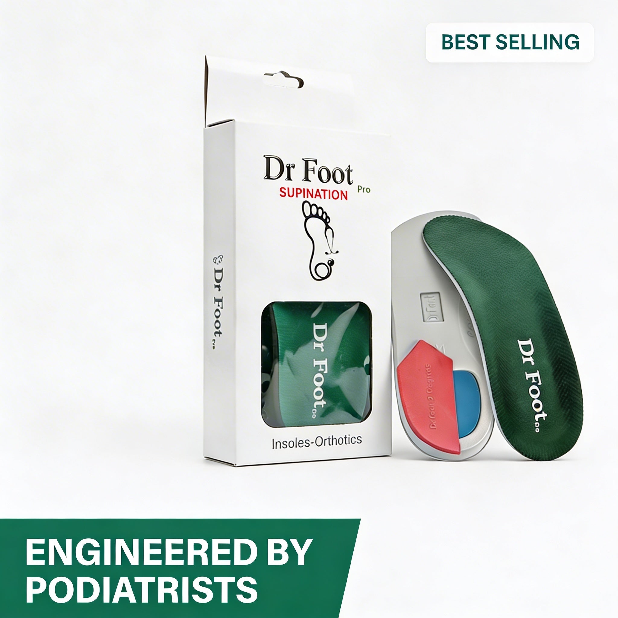 Dr Foot 3/4 Length Supination Insole (Ankle Sprain)