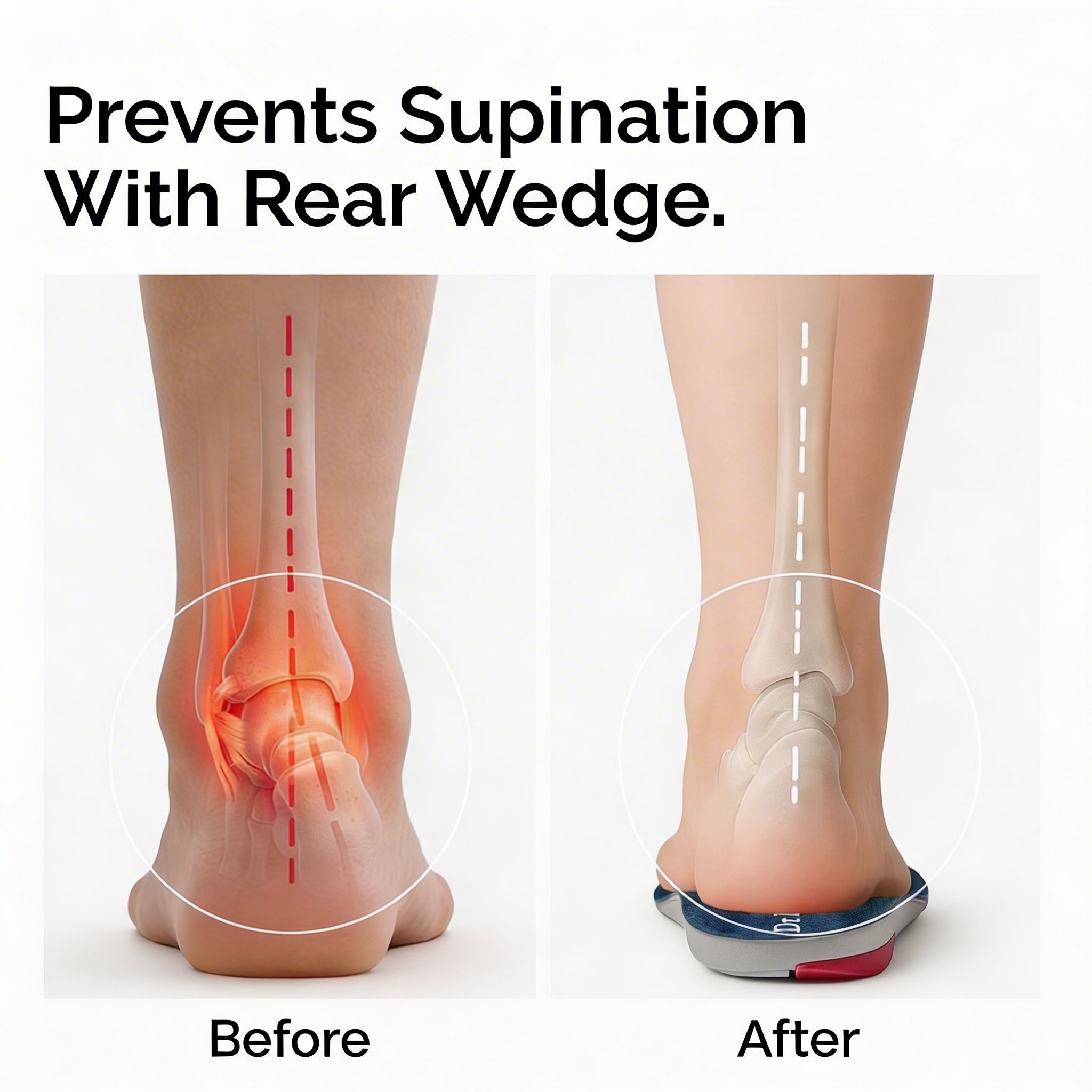 Dr Foot Sports Supination Insole (Ankle Sprain)