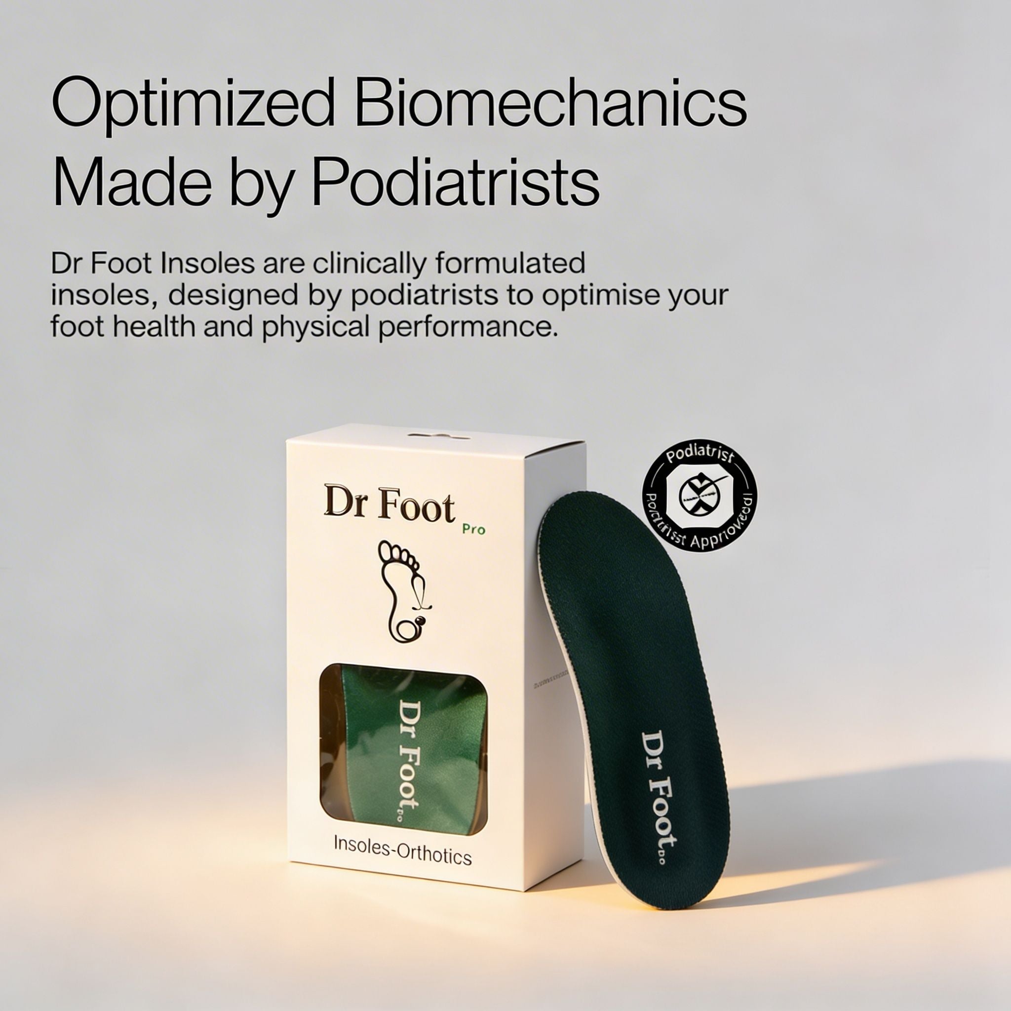 Dr Foot Pro Insoles (3/4 length)