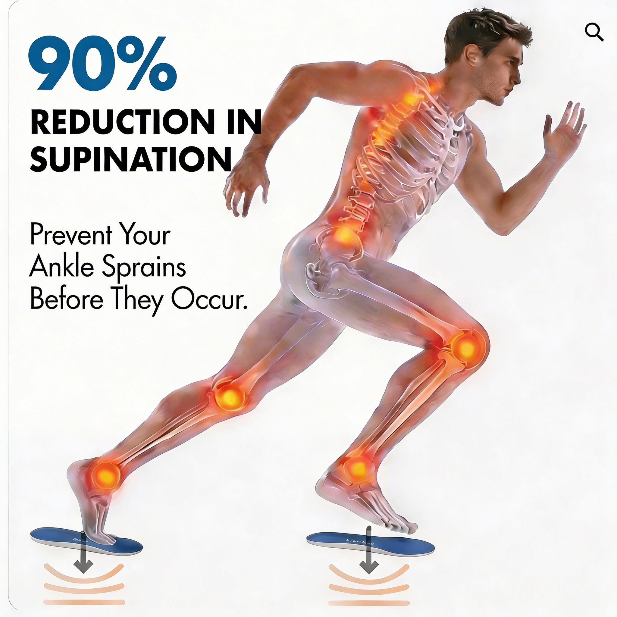 Dr Foot Sports Supination Insole (Ankle Sprain)