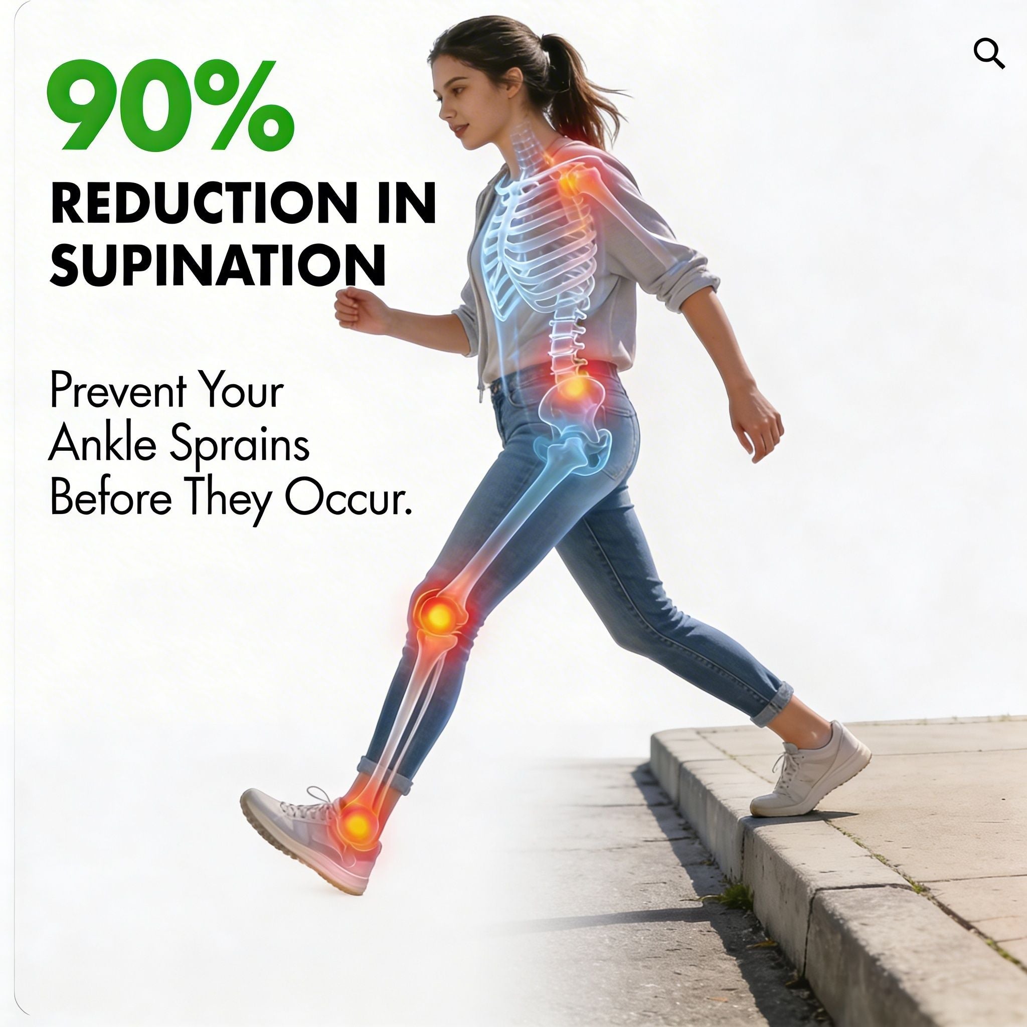 Dr Foot 3/4 Length Supination Insole (Ankle Sprain)